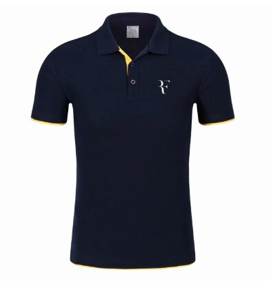 New Polo Shirt RF roger federer logo Cotton Polo sh..